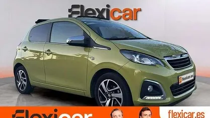 Usado Peugeot 108 Allure 72 CV (52 kW) 2020 Verde Utilitario