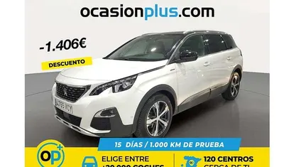 Usado Peugeot 5008 GT-line 120 CV (88 kW) 2017 Blanco SUV