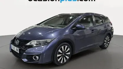 Usado Honda Civic Elegance 120 CV (88 kW) 2017 Azul Monovolumen