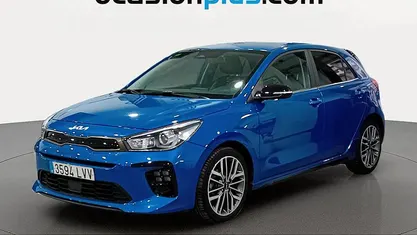 Occasion Kia Rio GT-Line 84 PK (61 kW) 2022 Blauw Hatchback