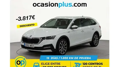 Usado Skoda Octavia 150 CV (110 kW) 2023 Blanco Familiar