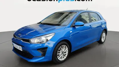 Usado Kia Rio 84 CV (61 kW) 2021 Azul Utilitario