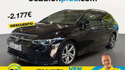 Usado VW Golf VIII R-line 150 CV (110 kW) 2022 Negro Familiar