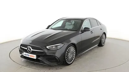 Usado Mercedes C220 AMG line 220 CV (161 kW) 2022 Negro Berlina