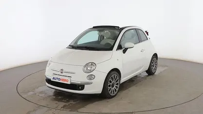 Usado Fiat 500C Lounge 70 CV (51 kW) 2014 Blanco Descapotable