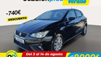 Usado Seat Ibiza Style 75 CV (55 kW) 2018 Negro Utilitario