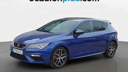 Usado Seat Leon FR 190 CV (139 kW) 2019 Azul Utilitario