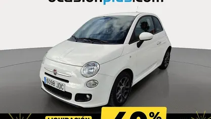 Blanco Usado 2015 Fiat 500 S Utilitario | 9250 € (Precio justo)
