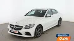 Blanco Usado 2018 Mercedes C220 AMG line Berlina | 29.399 € (Precio justo)