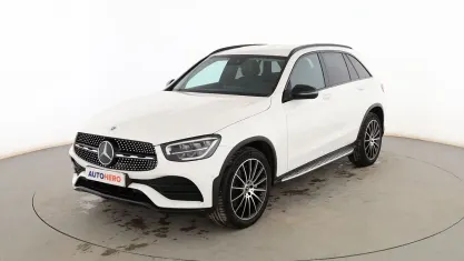 Usado Mercedes GLC220 AMG line 194 CV (142 kW) 2022 Blanco SUV