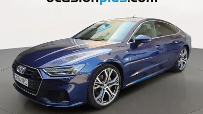 Usado Audi A7 Sportback S-Line 231 CV (169 kW) 2018 Azul Utilitario