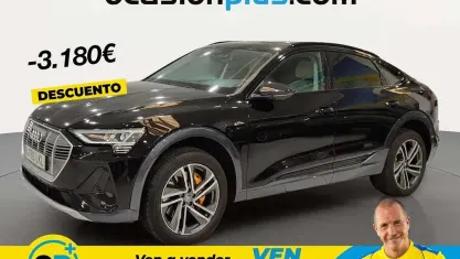 Usado Audi e-tron Sportback Advanced 230 kW (313 CV) 2020 Negro SUV