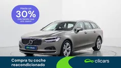 Gris / plata Usado 2021 Volvo V90 Momentum Familiar | 28.490 € (Precio justo)