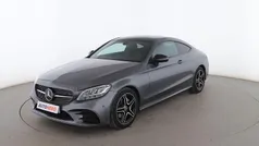 Gris Usado 2021 Mercedes C220 AMG line Coupe | 35.899 € (Buen precio)