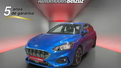 Usado Ford Focus ST-Line 125 CV (91 kW) 2021 Azul Utilitario