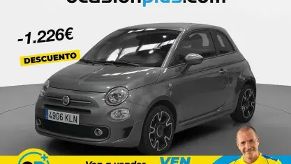 Usado Fiat 500 S 69 CV (50 kW) 2018 Gris Utilitario