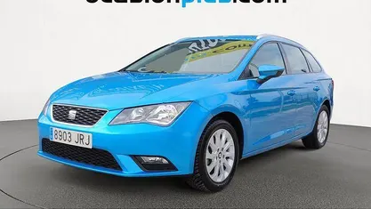 Usado Seat Leon Style 125 CV (91 kW) 2016 Azul Monovolumen