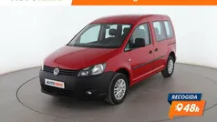 Rojo Usado 2015 VW Caddy Pro Monovolumen | 11.299 € (Precio justo)