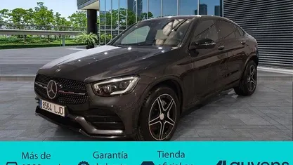 Usado Mercedes GLC300 245 CV (180 kW) 2020 Gris / plata Coupe