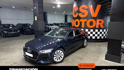 Usado Audi A7 Sportback 286 CV (210 kW) 2019 Azul Utilitario