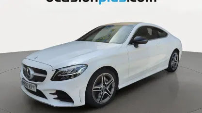 Usado Mercedes C220 AMG 194 CV (142 kW) 2018 Blanco Coupe