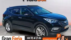 Negro Usado 2017 Hyundai Santa Fe Style SUV | 22.490 € (Precio justo)