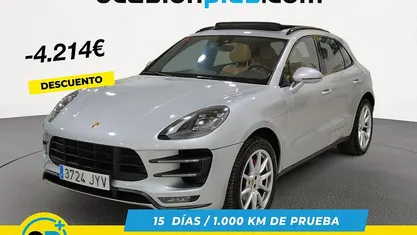 Gris plata Usado 2017 Porsche Macan Turbo SUV | 52.686 € (Precio justo)