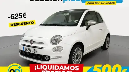Usado Fiat 500 Lounge 69 CV (50 kW) 2017 Blanco Descapotable