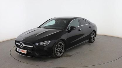 Usado Mercedes CLA200 AMG line 150 CV (110 kW) 2022 Negro Berlina