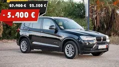 Negro Usado 2017 BMW X3 Shadowline SUV | 22.500 € (Precio justo)