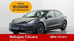 Gris Usado 2021 Tesla Model 3 Long Range Berlina | 29.990 € (Precio justo)