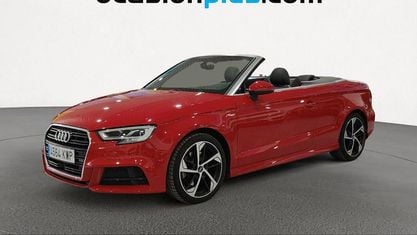 Usado Audi A3 Cabriolet S-Line 190 CV (139 kW) 2019 Rojo Descapotable