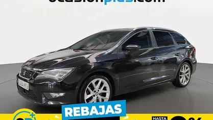 Negro Usado 2014 Seat Leon FR Monovolumen | 9900 € (Precio justo)