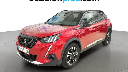 Usado Peugeot 2008 GT-line 131 CV (96 kW) 2020 Rojo elixir (especial) SUV