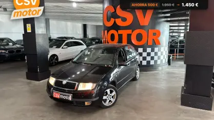 Usado Skoda Fabia Comfort 101 CV (74 kW) 2002 Negro Utilitario