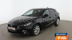 Negro Usado 2015 Mazda 3 Luxury Berlina | 13.099 € (Precio justo)