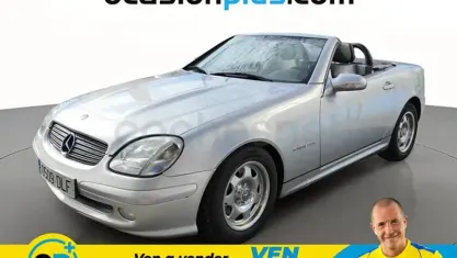 Usado Mercedes SLK200 163 CV (119 kW) 2003 Gris / plata Descapotable