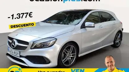 Usado Mercedes A200 AMG 136 CV (100 kW) 2018 Gris Utilitario