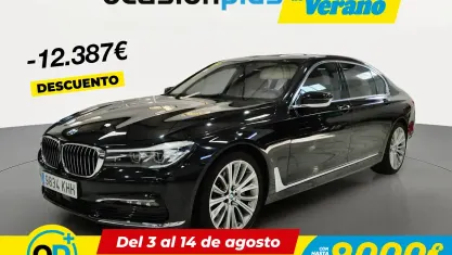 Usado BMW 750L 450 CV (330 kW) 2018 Negro Berlina