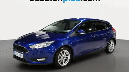 Usado Ford Focus Trend+ 125 CV (91 kW) 2017 Azul Utilitario
