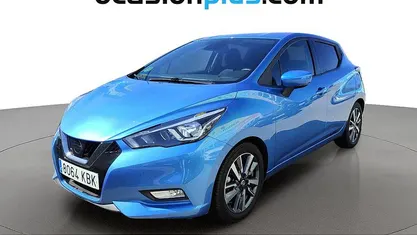 Usado Nissan Micra N-Connecta 90 CV (66 kW) 2017 Azul Utilitario