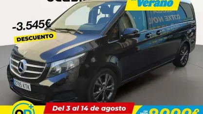 Usado Mercedes V220 Avantgarde 163 CV (119 kW) 2019 Negro Monovolumen