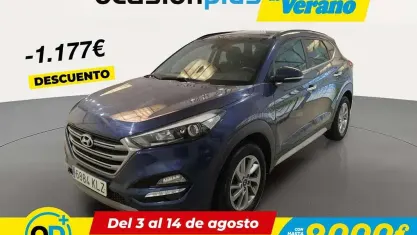 Usado Hyundai Tucson 115 CV (84 kW) 2018 Azul SUV