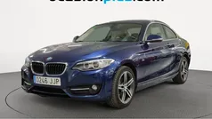 Azul Usado 2015 BMW 220 Sport Line Coupe | 19.850 € (Precio justo)