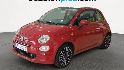 Rojo Usado 2018 Fiat 500C Lounge Descapotable | 10.137 € (Precio justo)