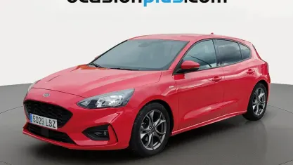 Begagnad Ford Focus ST-Line 125 HK (91 kW) 2019 Röd Halvkombi