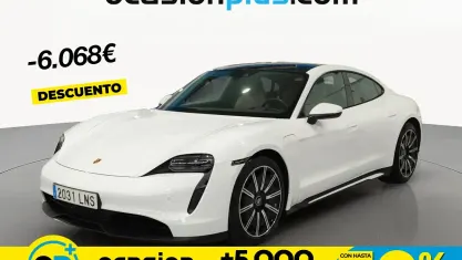 Usado Porsche Taycan 300 kW (408 CV) 2021 Blanco Berlina