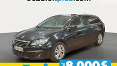 Negro Usado 2017 Peugeot 308 Style Familiar | 8990 € (Precio justo)