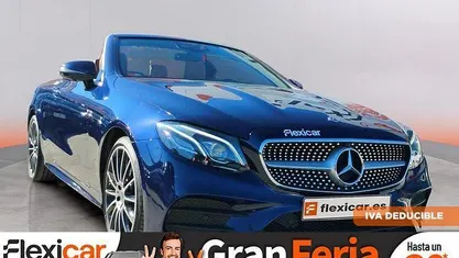 Azul Usado 2018 Mercedes E400 Descapotable | 44.990 € (Precio justo)