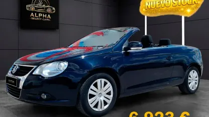 Usado VW Eos 150 CV (110 kW) 2006 Azul Descapotable
